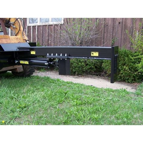 skid steer log cutter|30 ton log splitter.